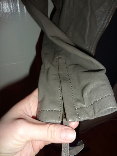 Bershka leather biker jacket size M