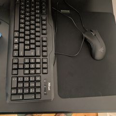 Razer DeathAdder Essential+ Razer Gigantus V2 Medium+keyboard
