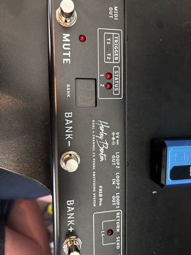 Harley Benton FXL8 Pro footswitch with midi & Amp switching