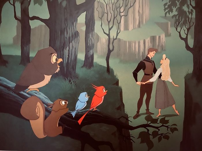 Disney 1959 Sleeping Beauty Retired Art Print