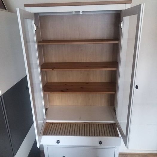 Glass cabinet Hemnes