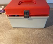 Vintage Curver sewing box