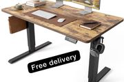 120 x 60cm Sit Stand Electric Home Office Desk with Memory Smart Pannel