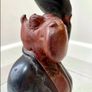 Vintage Wooden Hippo Figurine Image 4