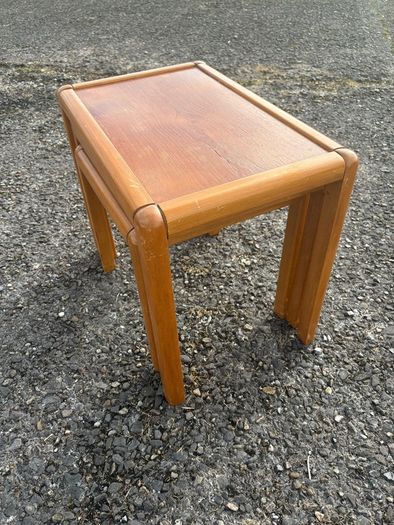 Mid-century vintage retro danish style nest of tables c1970