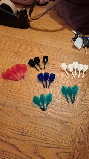 Target K-Flex Integrated darts stems and flights