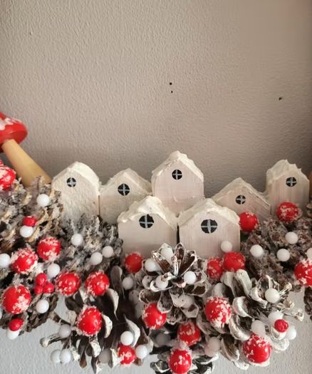 Handcrafted Christmas wreaths