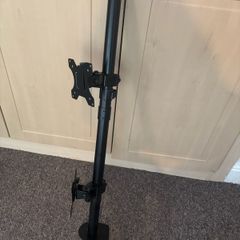 Adjustable Monitor Pole Mount Stand 100cm