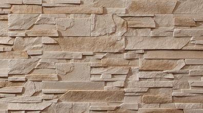 Box of Artificial Cladding Stone - Madera Cream