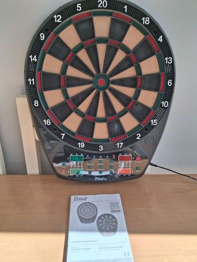 Crivit Electronic Dart Game With Darts & Instruction Manuel - RRP - 29.99