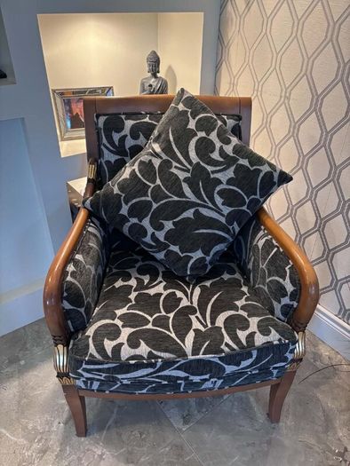 Fire side chairs and 3 seater sofa
