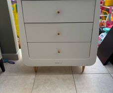 SnzKot Changing Unit / Chest of Drawers  White