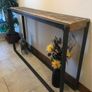 Handcrafted Console Table from reclaimed Timber and Steel Image 7