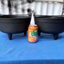 Matching pair of black pot oven style flower pots Image 2