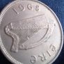 Irish Sixpence Coin. 1968. Image 3