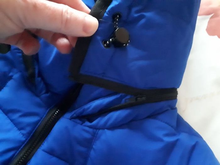 Stunning Quilted Jacket - Dutch brand District- Royal Blue - UK 8 generous - BNWT RRP 129