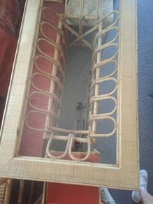 Bamboo Cane Dining Table and Chairs