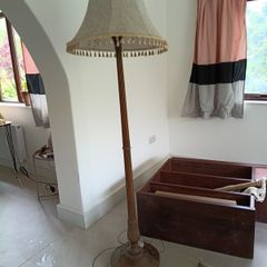 Vintage Mahogany Floor Lamp