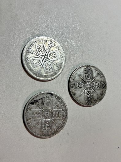 3 Uk Florins 1921/1922/1929