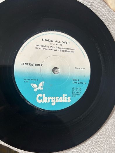 Generation X vinyl single.  Irish pressing