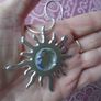 Necklace, Jewellery, Sunburst necklace. Image 5