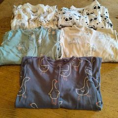 5 boys Next Babygrows.