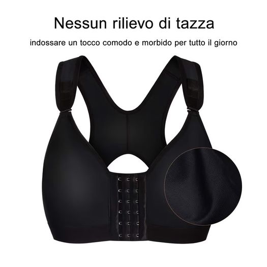 Brand New CHUMIAN Women's Postoperative Sports Bra Without Wire Front Closure