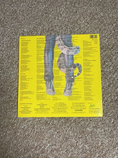 Alice Cooper "Constrictor" vinyl album