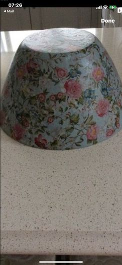 fruit bowl large shabby chic