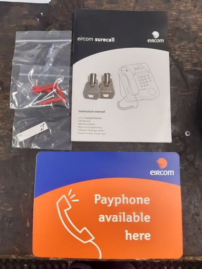 telephone pay fone un used still in box