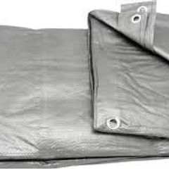 Trampoline Round Tile Cover Sheet 6.0-6.5m Silver Protective 120g/m2