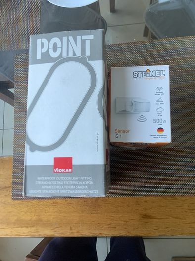 Outdoor lighting and sensor sets