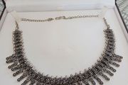 silver necklace