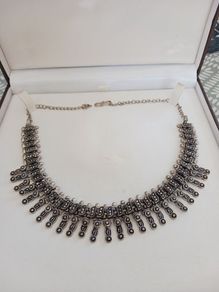 silver necklace