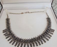 silver necklace