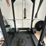 Commercial Power Rack + Jammer Arms + Cable System + Attachments + Flooring Image 2