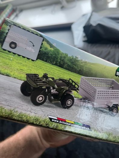 Model quad and trailer