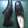 Dark brown leather shoes Image 2