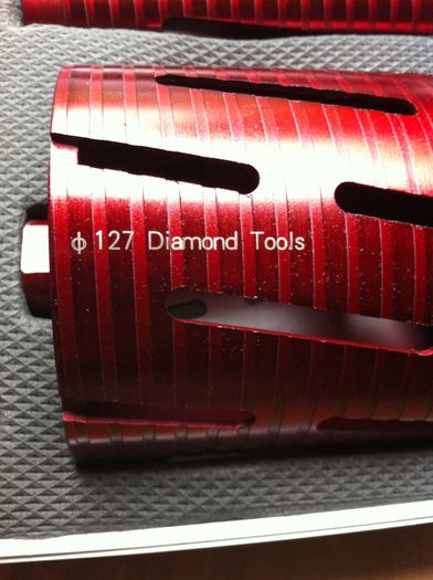 Core Bit Set In Case Top Quality , Laser Welded, 10mm Segments