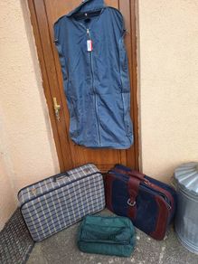 Vintage travel luggage
