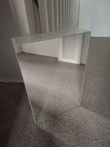 White Cabinet Mirror