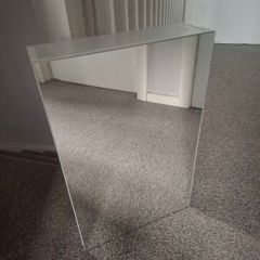 White Cabinet Mirror