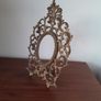 Antique Brass Oval Picture Frame or Mirror Image 2
