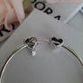New genuine pandora silver bangle S/M/L Image 9