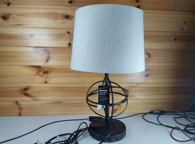 Florence Sphere Table Lamp NOS Modern E14 Socket With Shade
