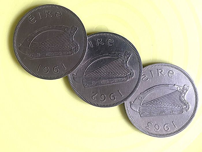 Ireland, Eire coins to remember, x 3. Free Post