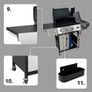 RoyalFlame 4+1 Gas BBQ Grill Station Image 10