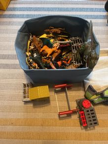 Full box of animal toys
