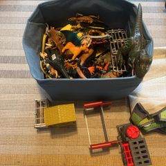 Full box of animal toys