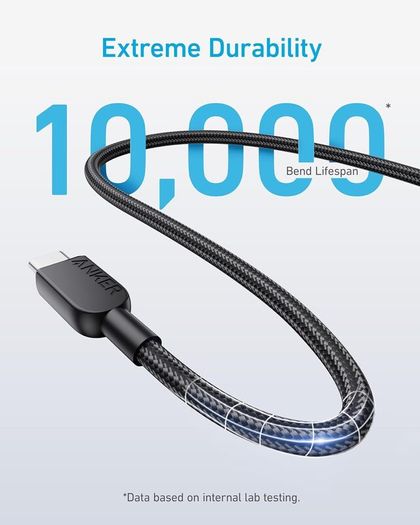 240W USB C to USB C Cable (2Pack,6ft), USB C Charger Cable Fast Charge for MacBook Pro, iPhone 17/16/15, iPad Pro, Samsung Galaxy,and More(USB 2.0)